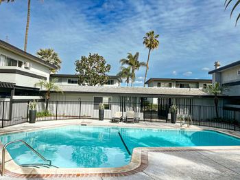 Sparkling swimming pool